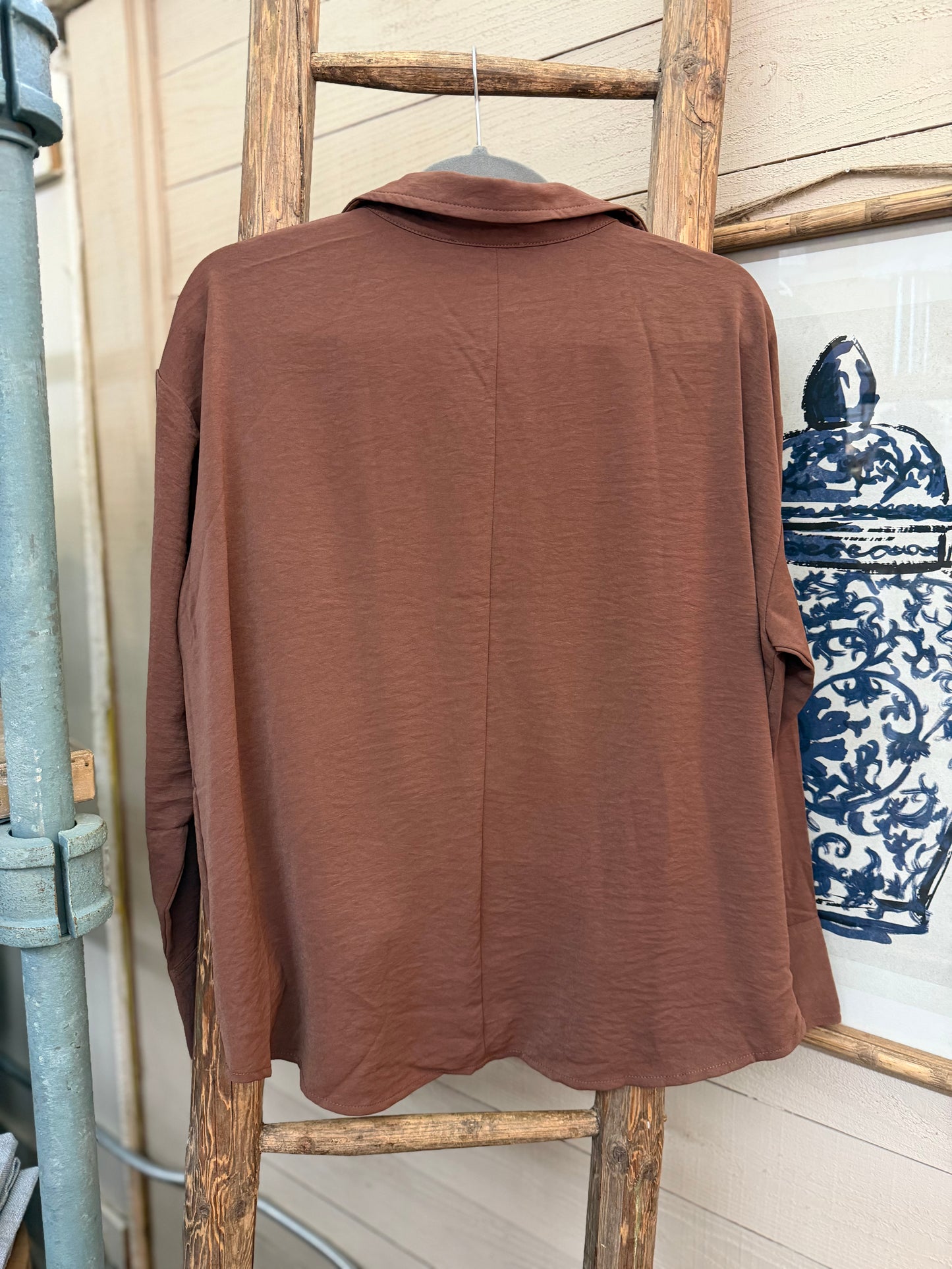 Button Cuff LS Top