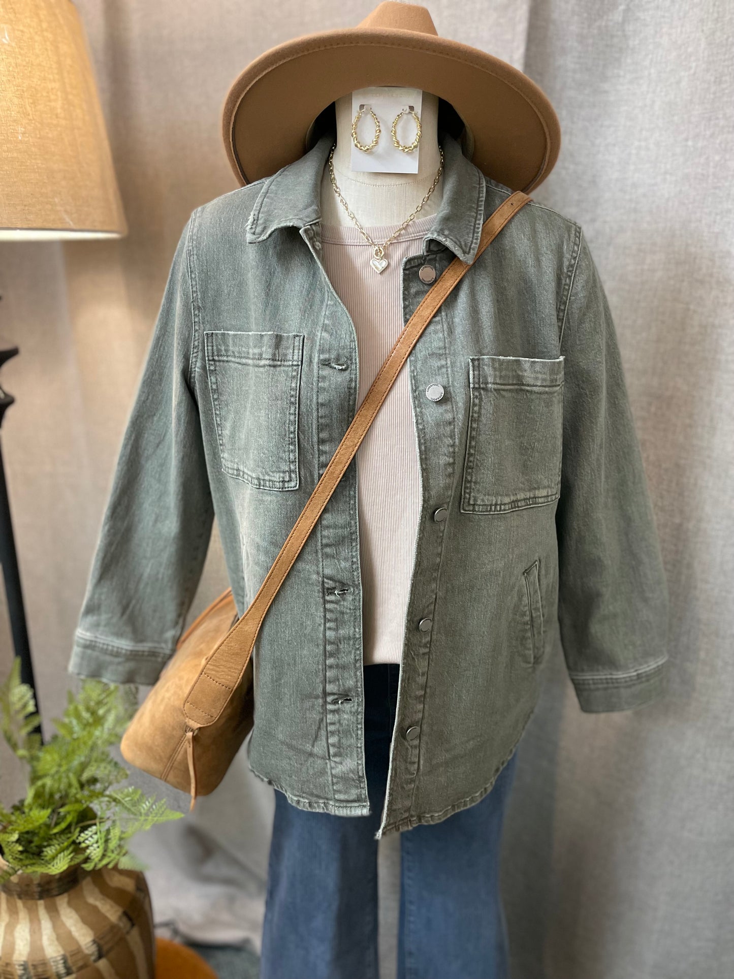 Liverpool Drop Shoulder Shacket
