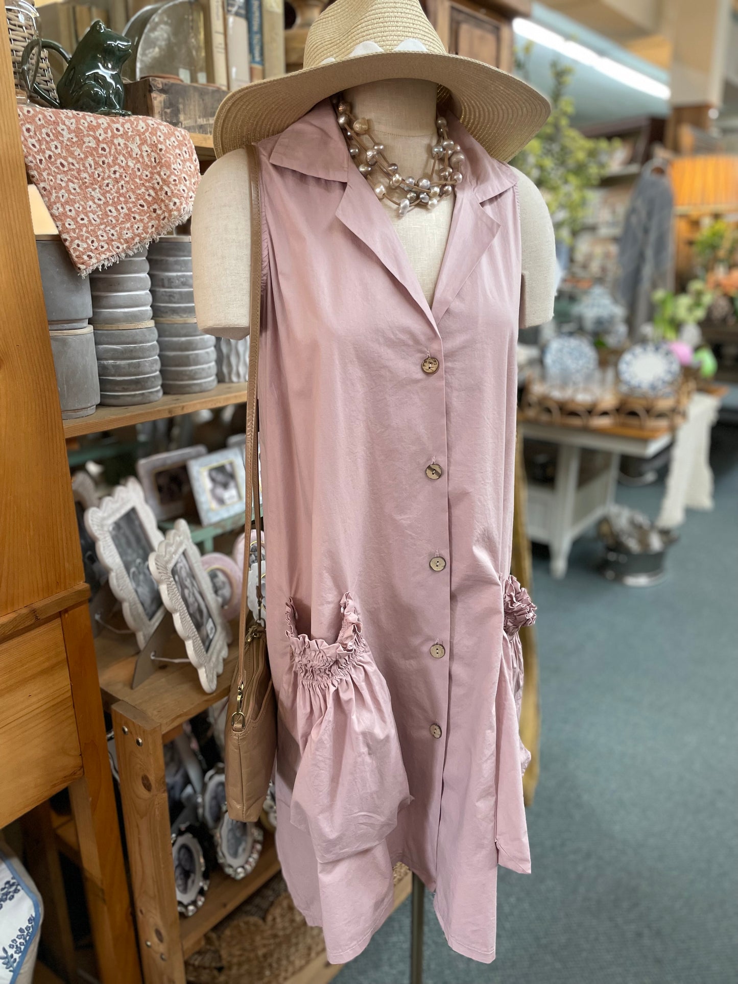 Asymmetrical Cotton Dress