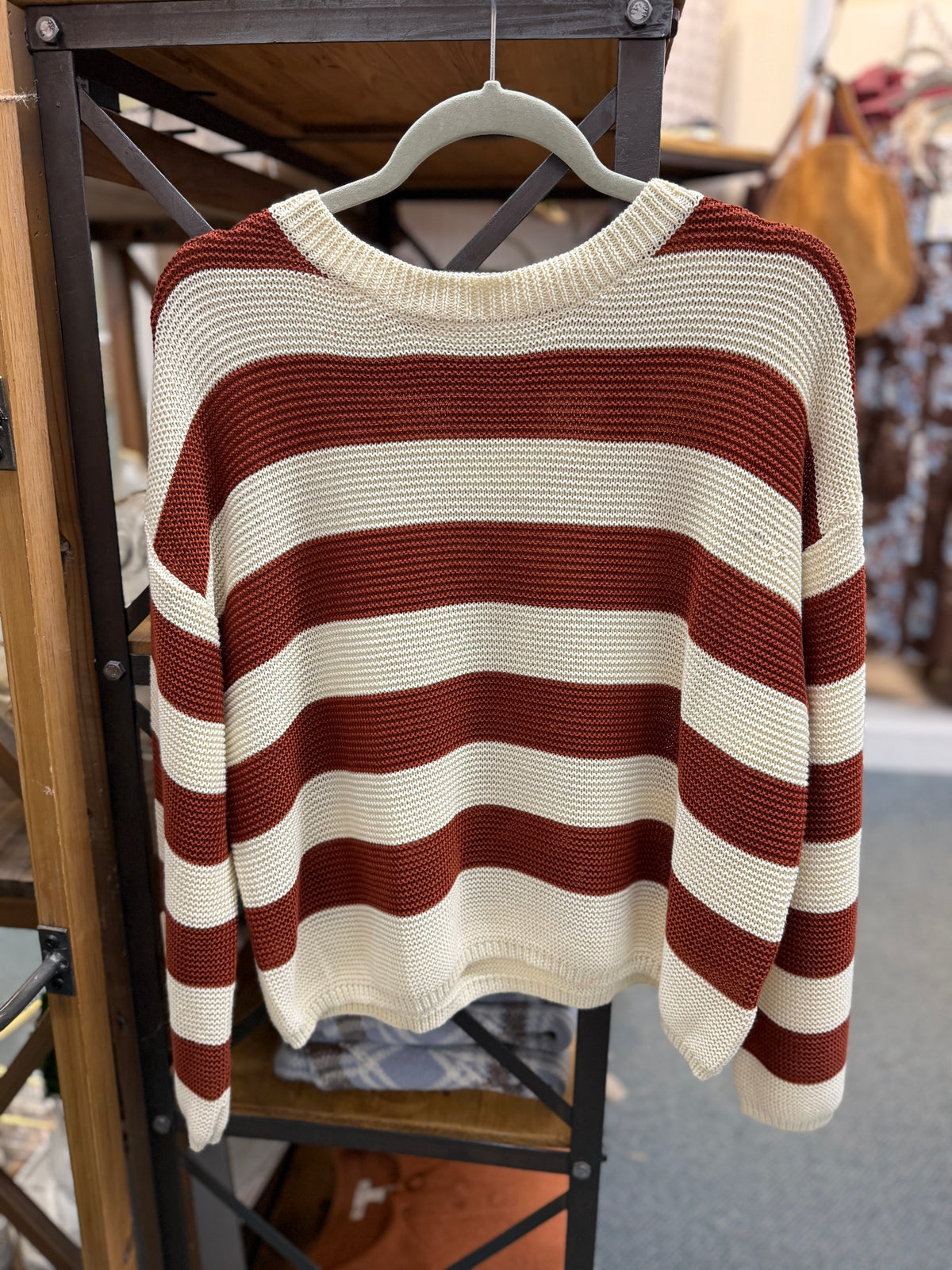 Striped Pullover Sweater