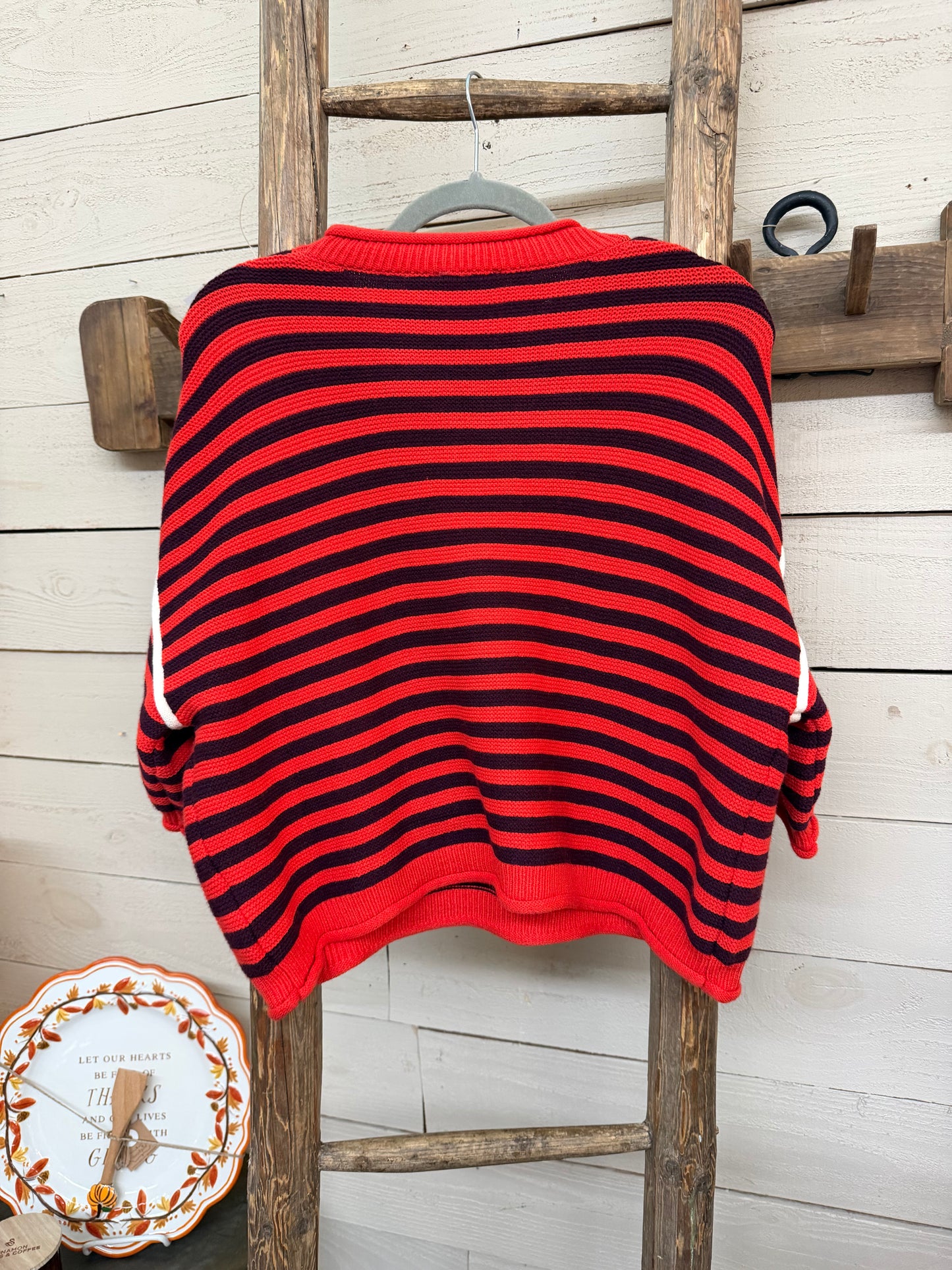 Stripe Round Neck Sweater