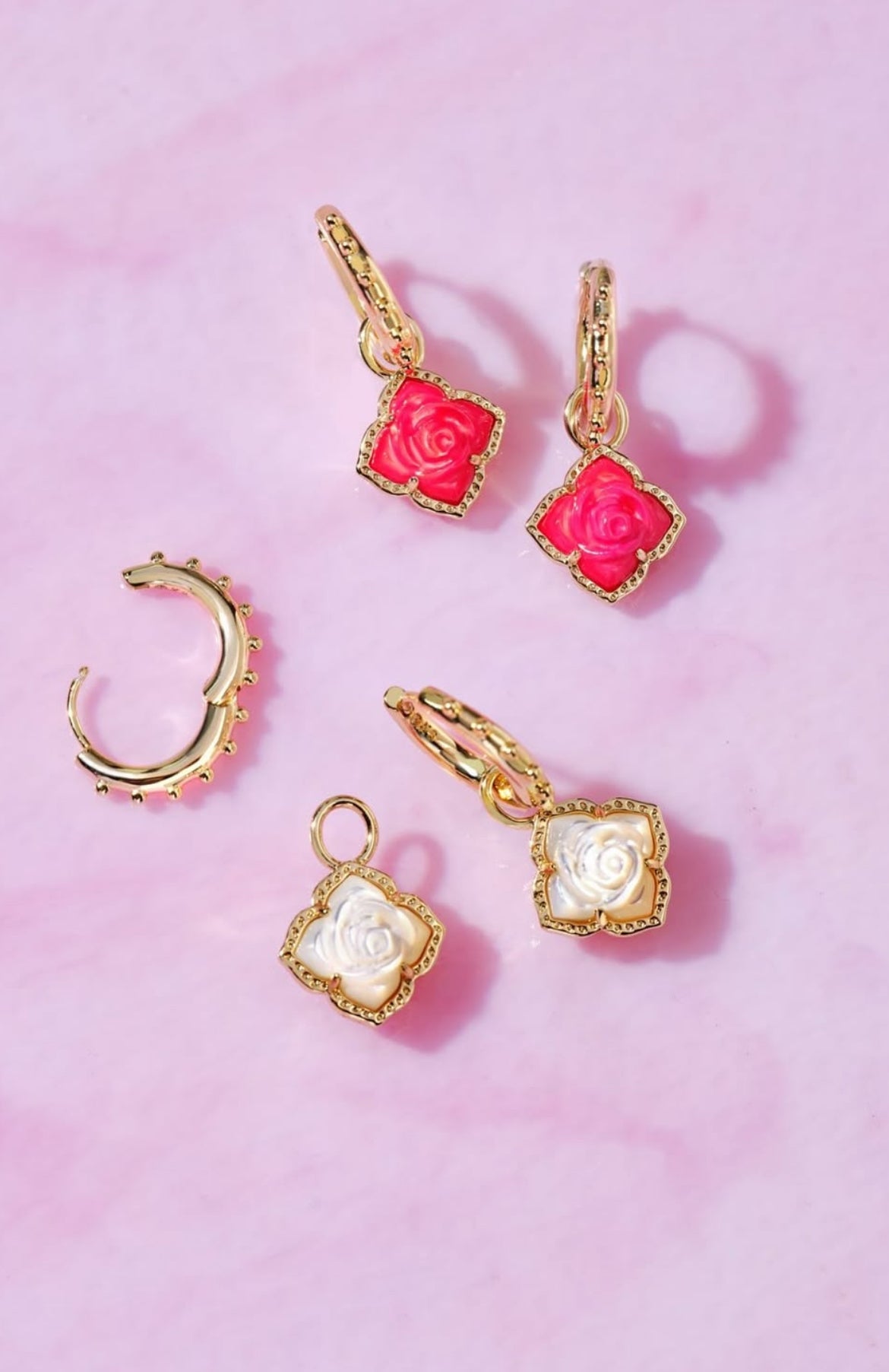 Kendra Scott Mallory Rose Huggies