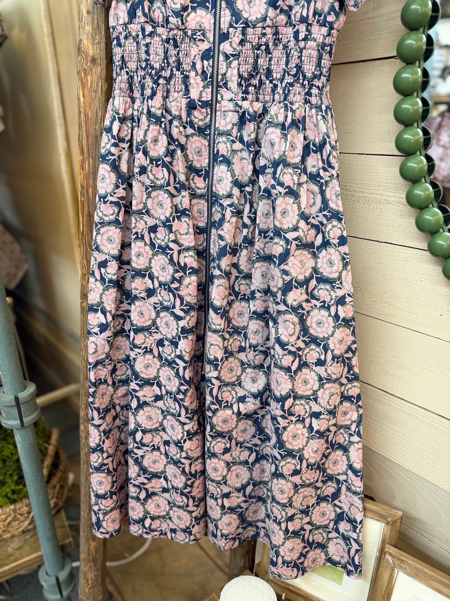 Floral Zipper Dress