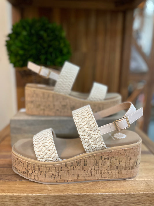 Jeju Woven Wedge Sandals