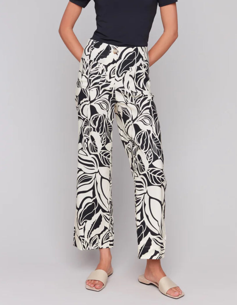 Charlie B Printed Crop Pants