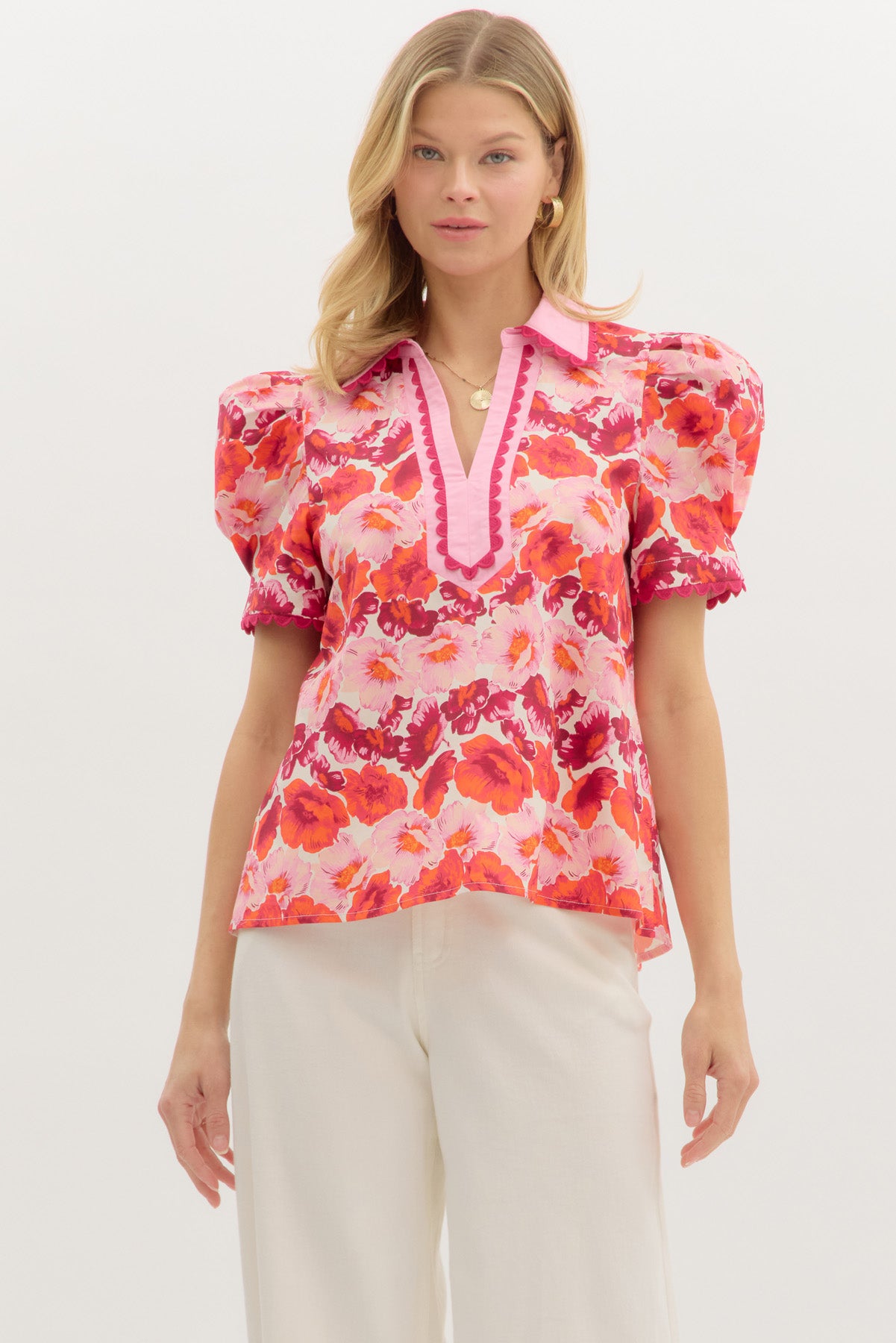 Peony Floral Top