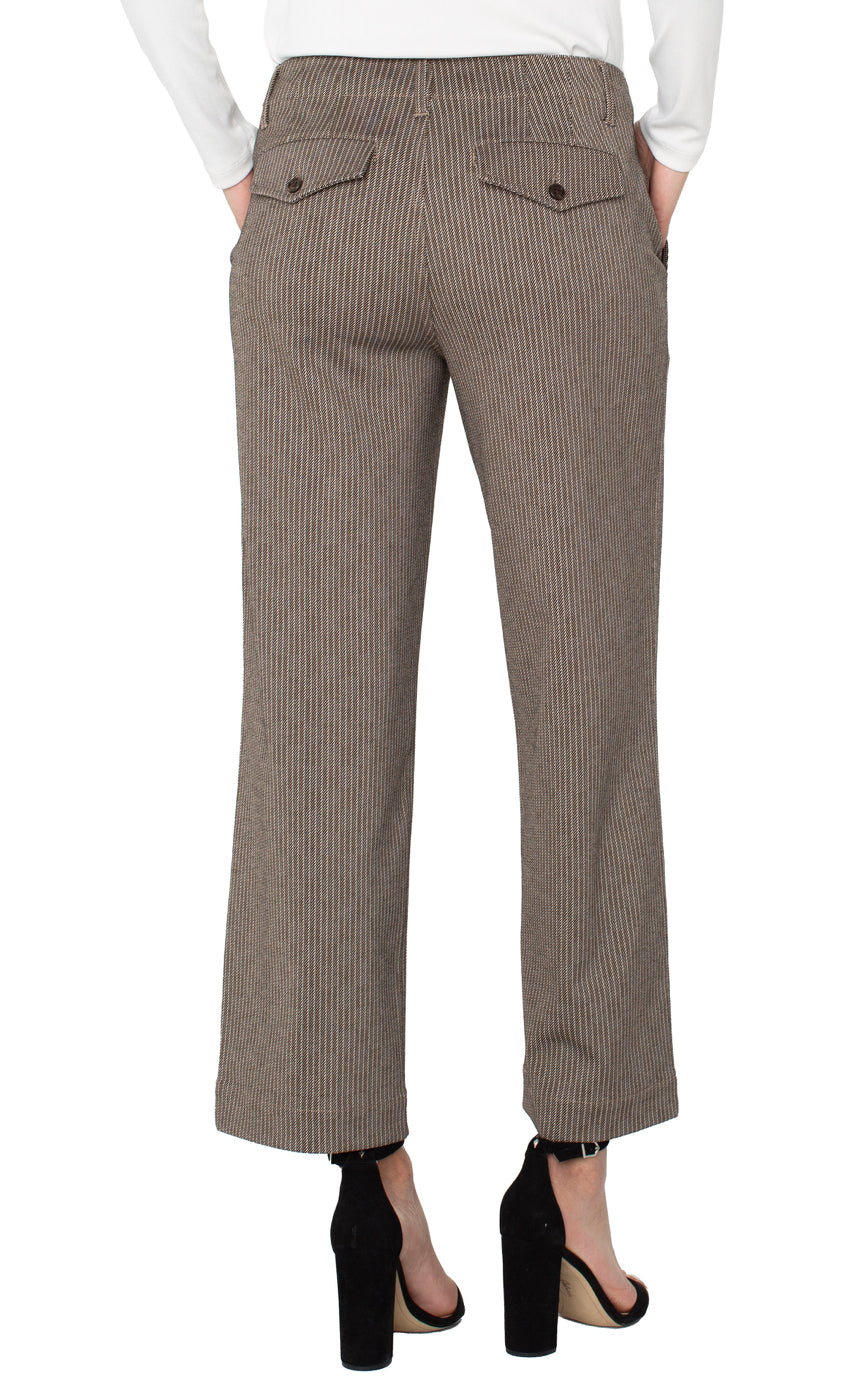 Liverpool Wide Leg Striped Trouser