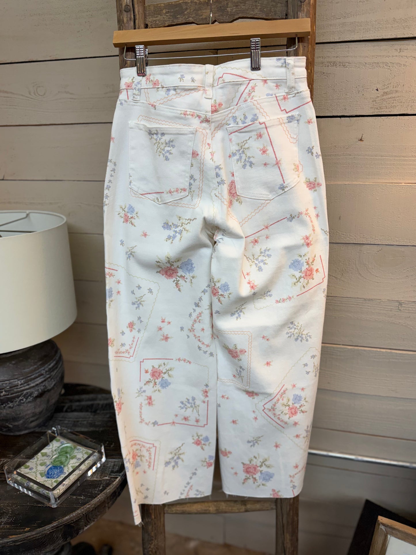 Printed Enzyme Floral Pant