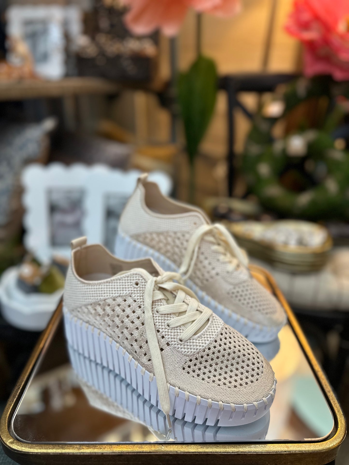 Ilse Jacobsen Tulip Lace Up Platform Sneakers