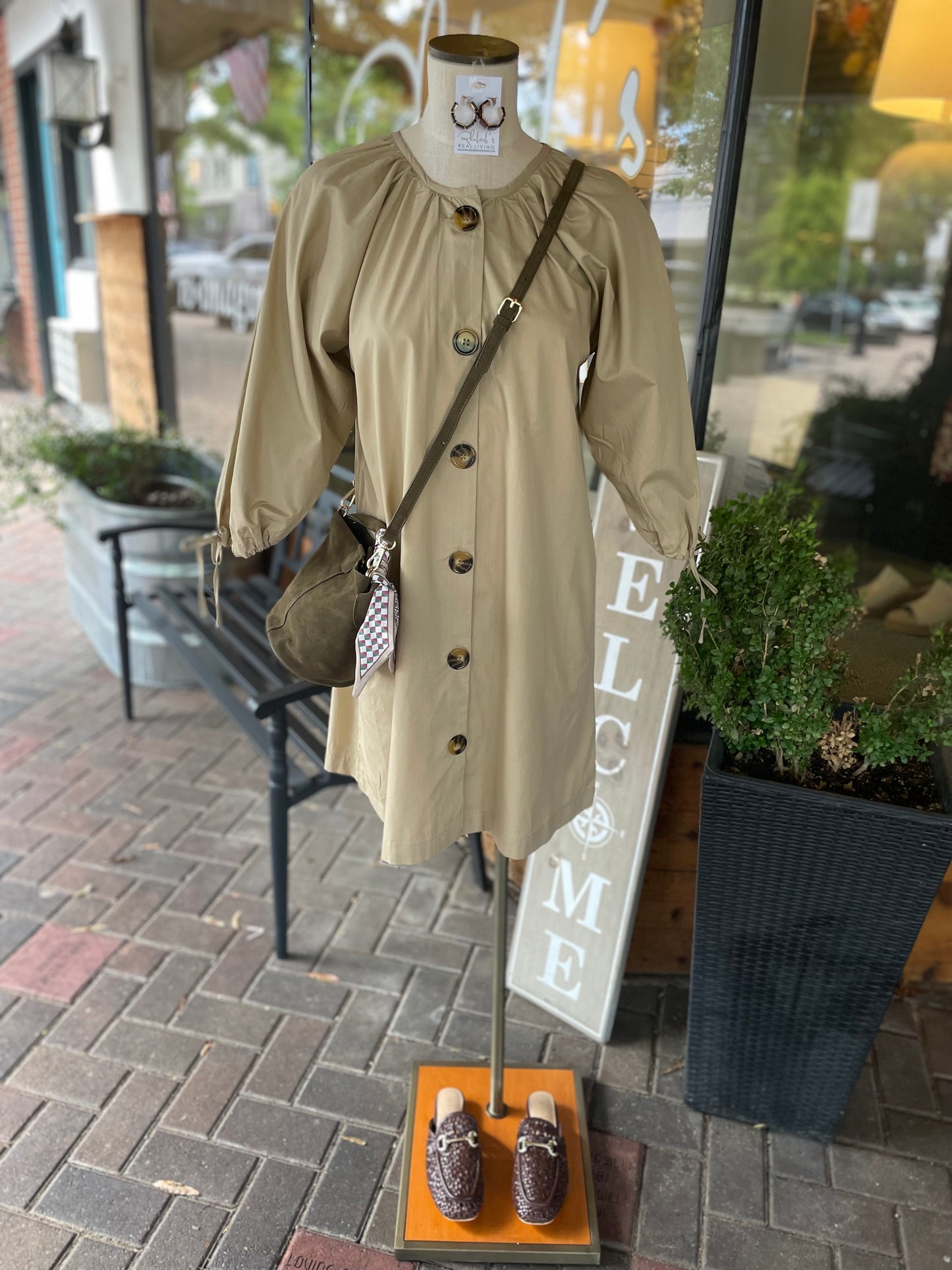Pheebes Button Front Dress