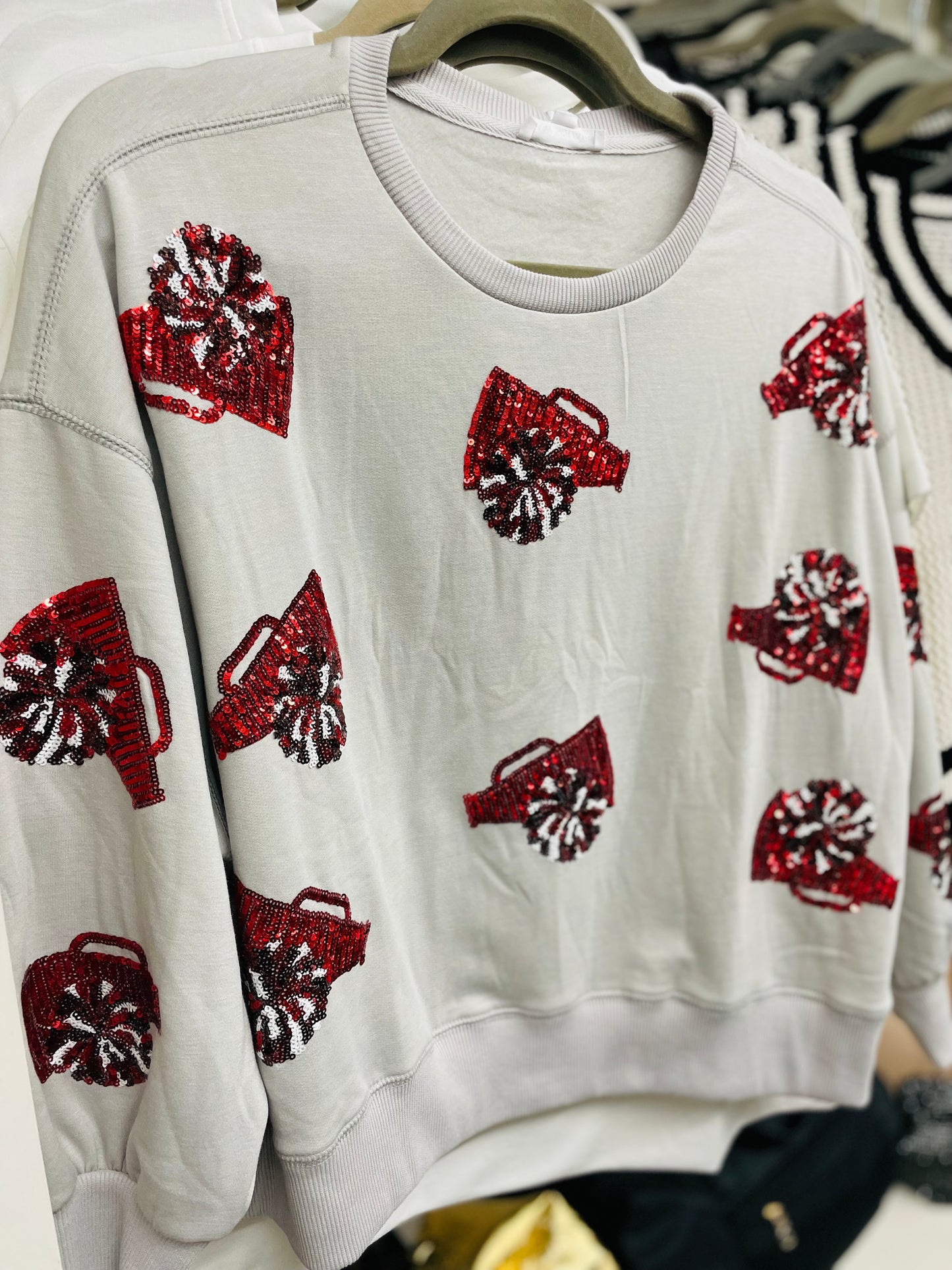 Millie Sequin Cheer Sweatshirt