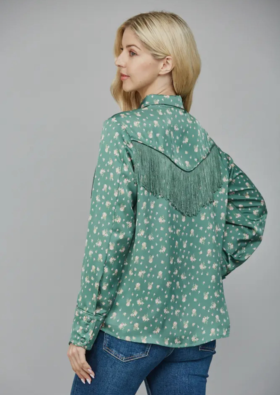 Fringe Floral Shirt