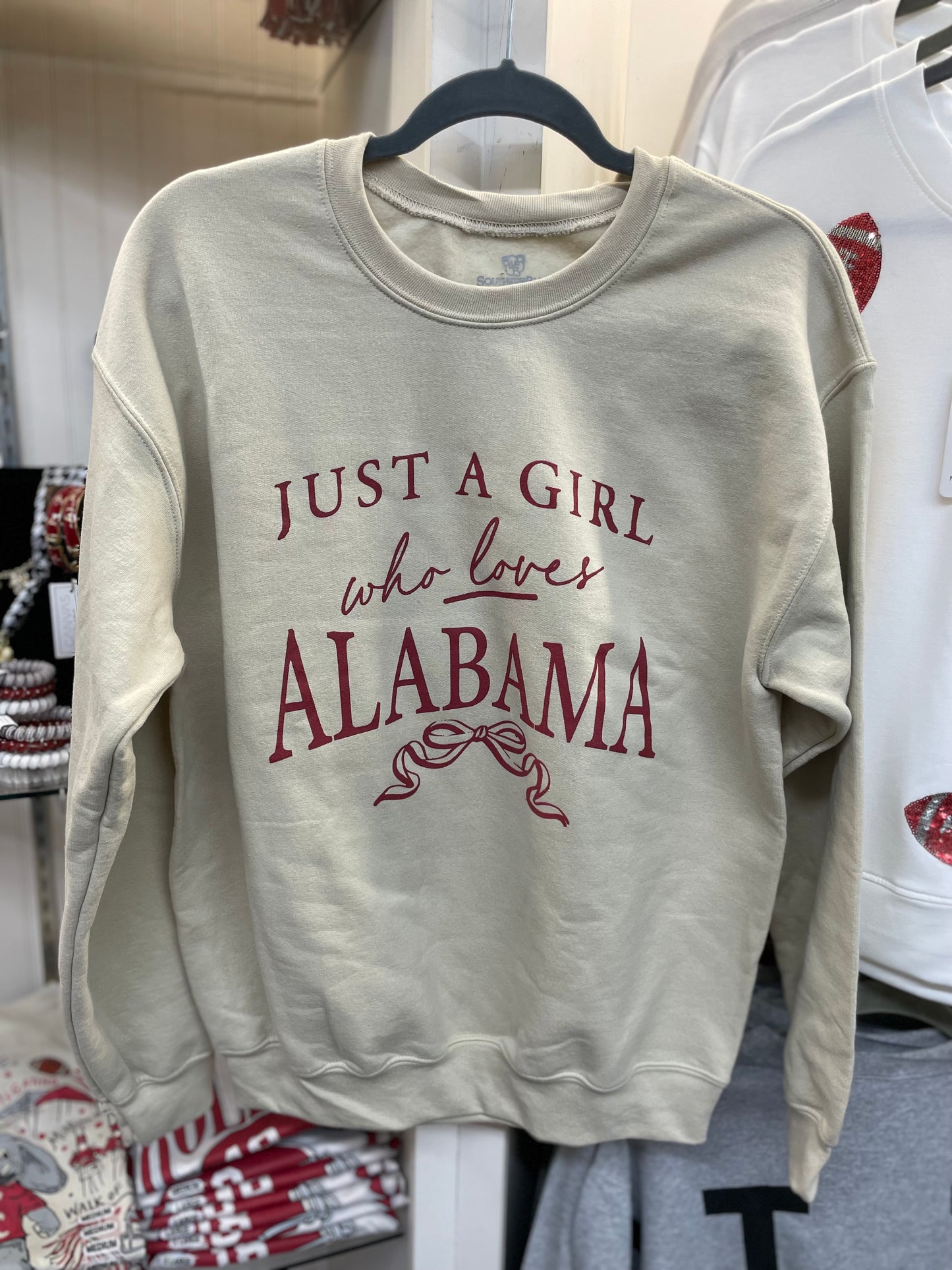 Just A Girl Sweatshirt
