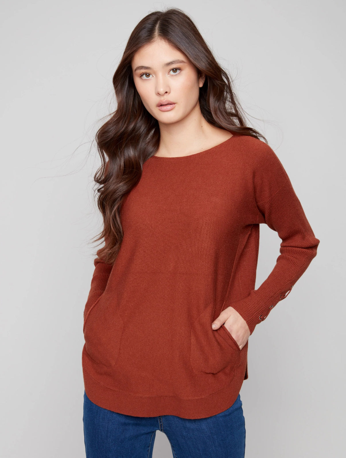 Round Hem Sweater