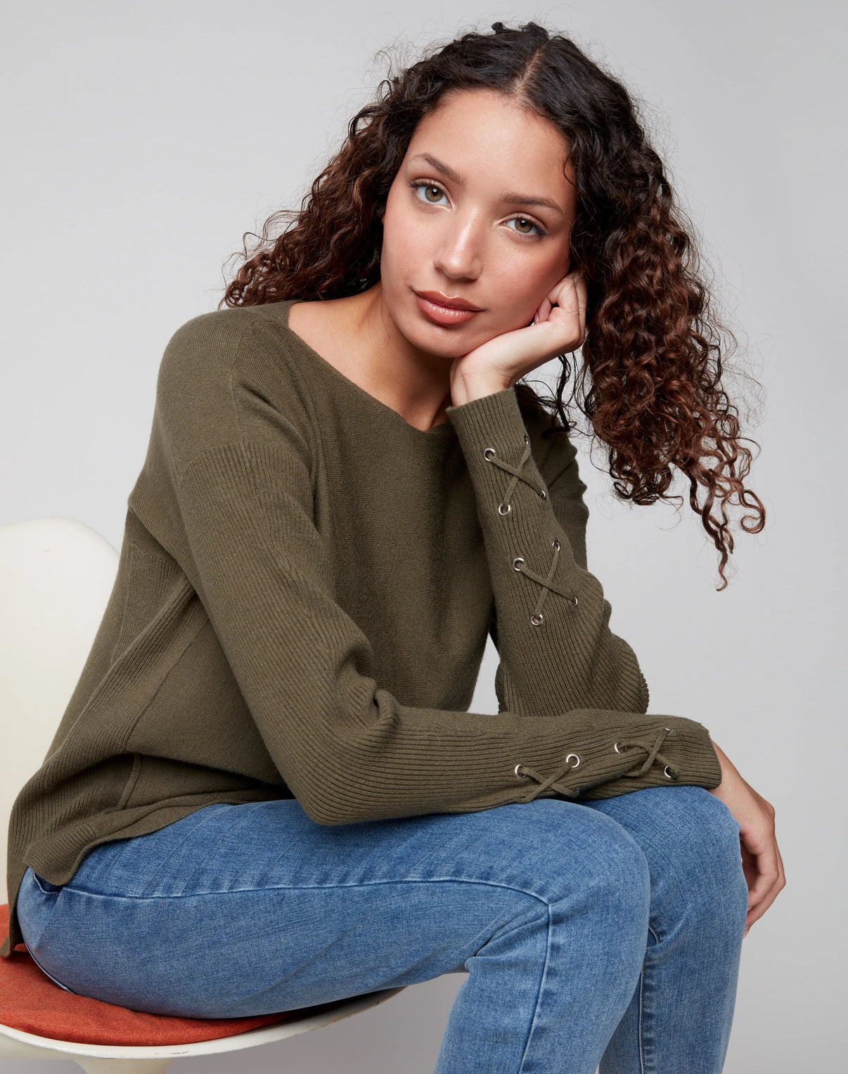 Round Hem Sweater