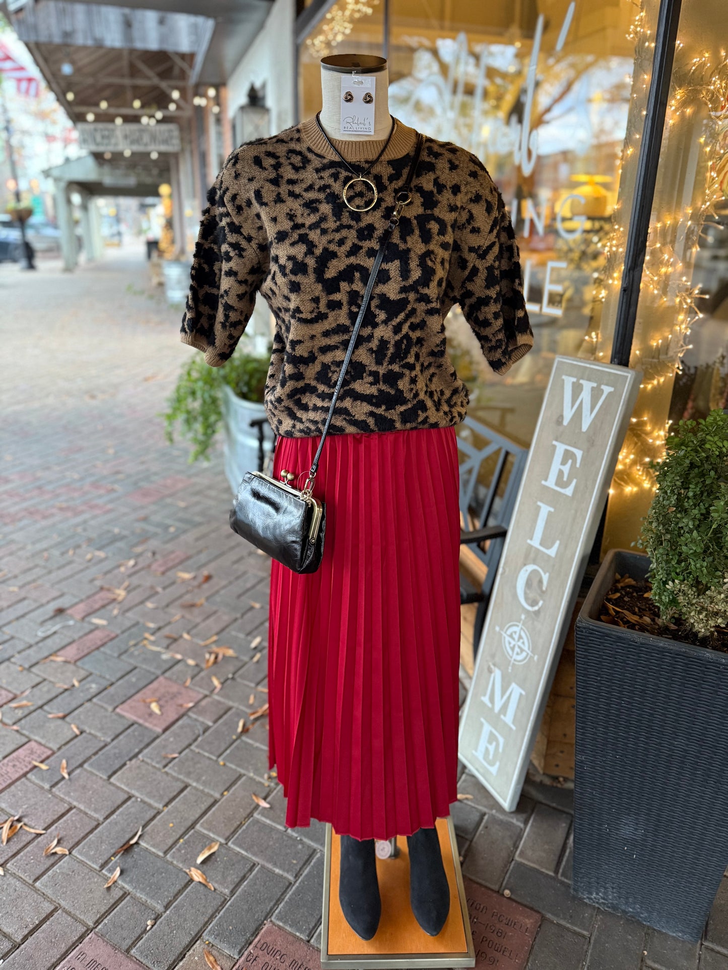 Mudpie Townes Pleated Skirt