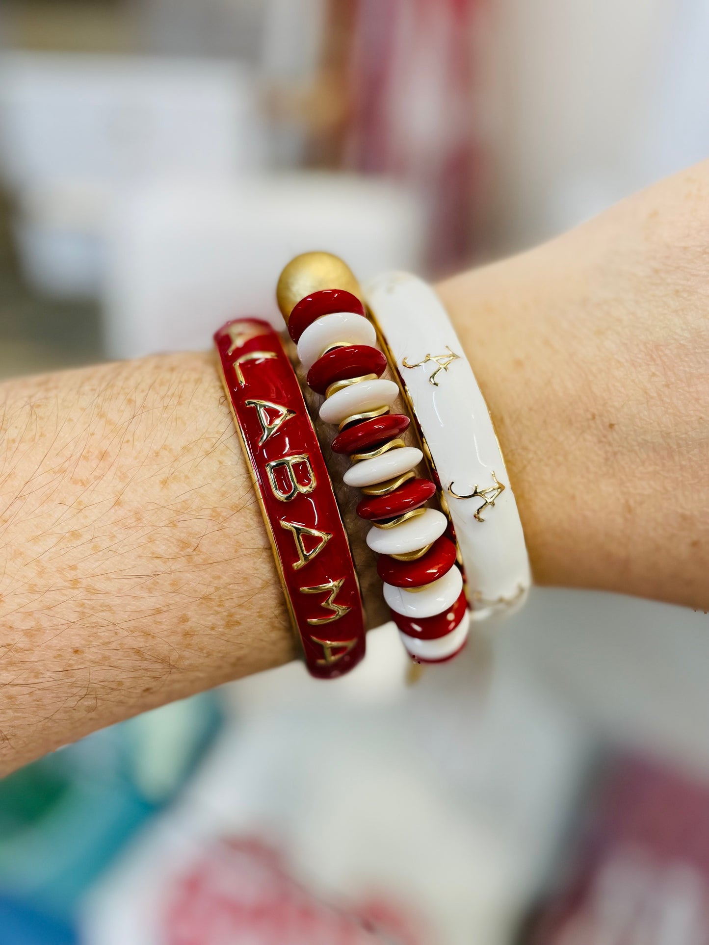 Alabama Crimson Tide Hinge Bangle