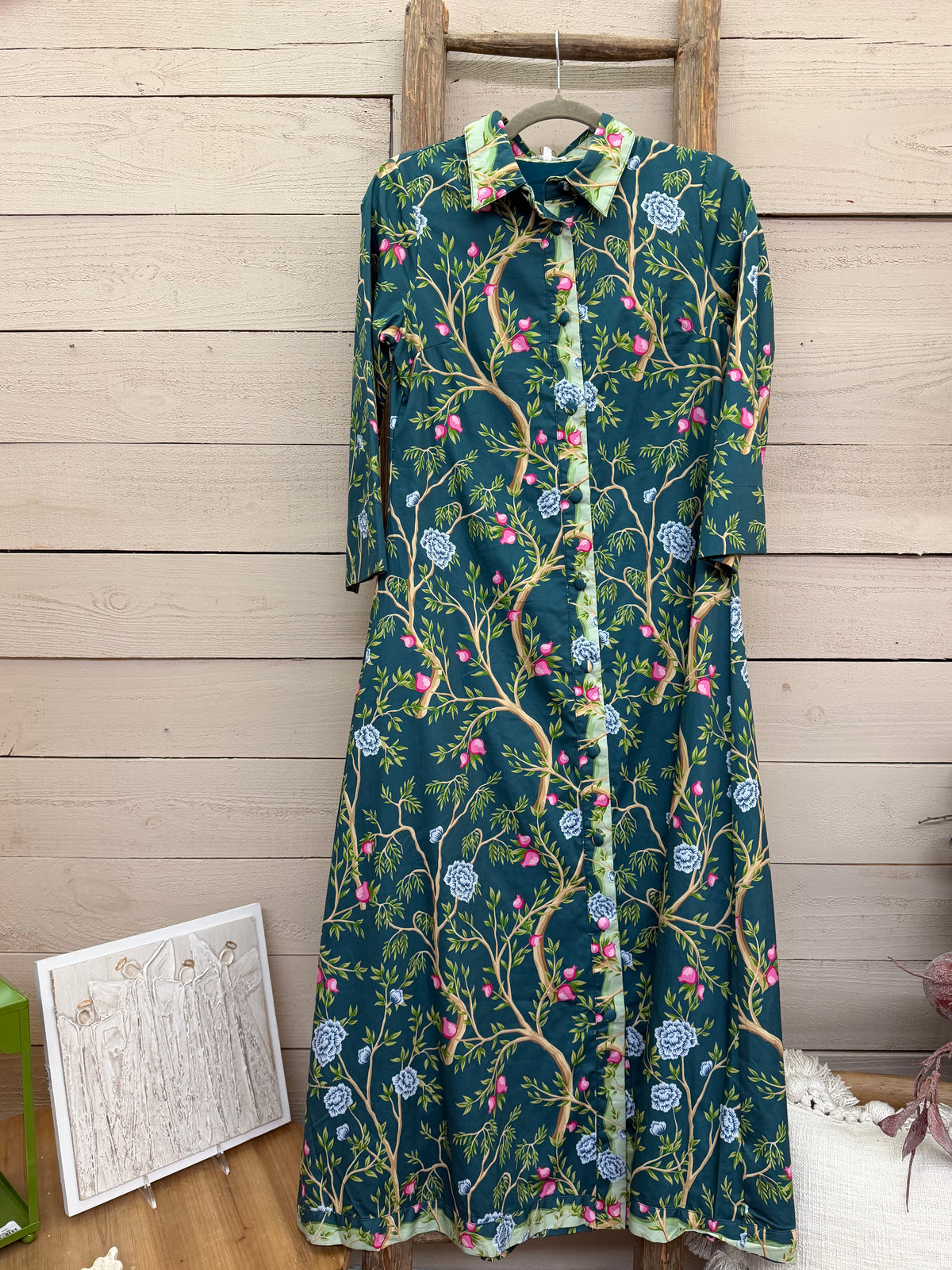 Botanical Print Dress