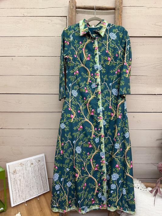 Botanical Print Dress