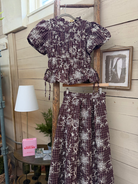 Floral Embroid Set