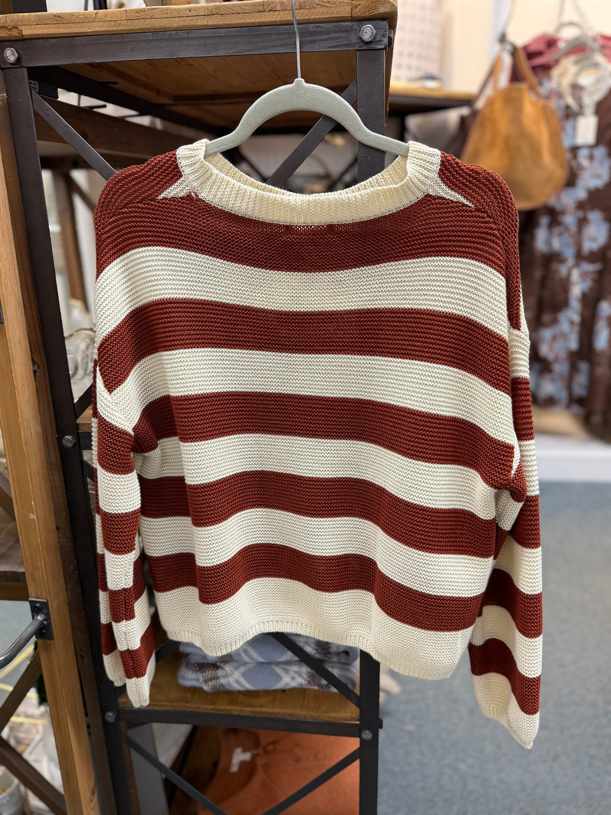 Striped Pullover Sweater
