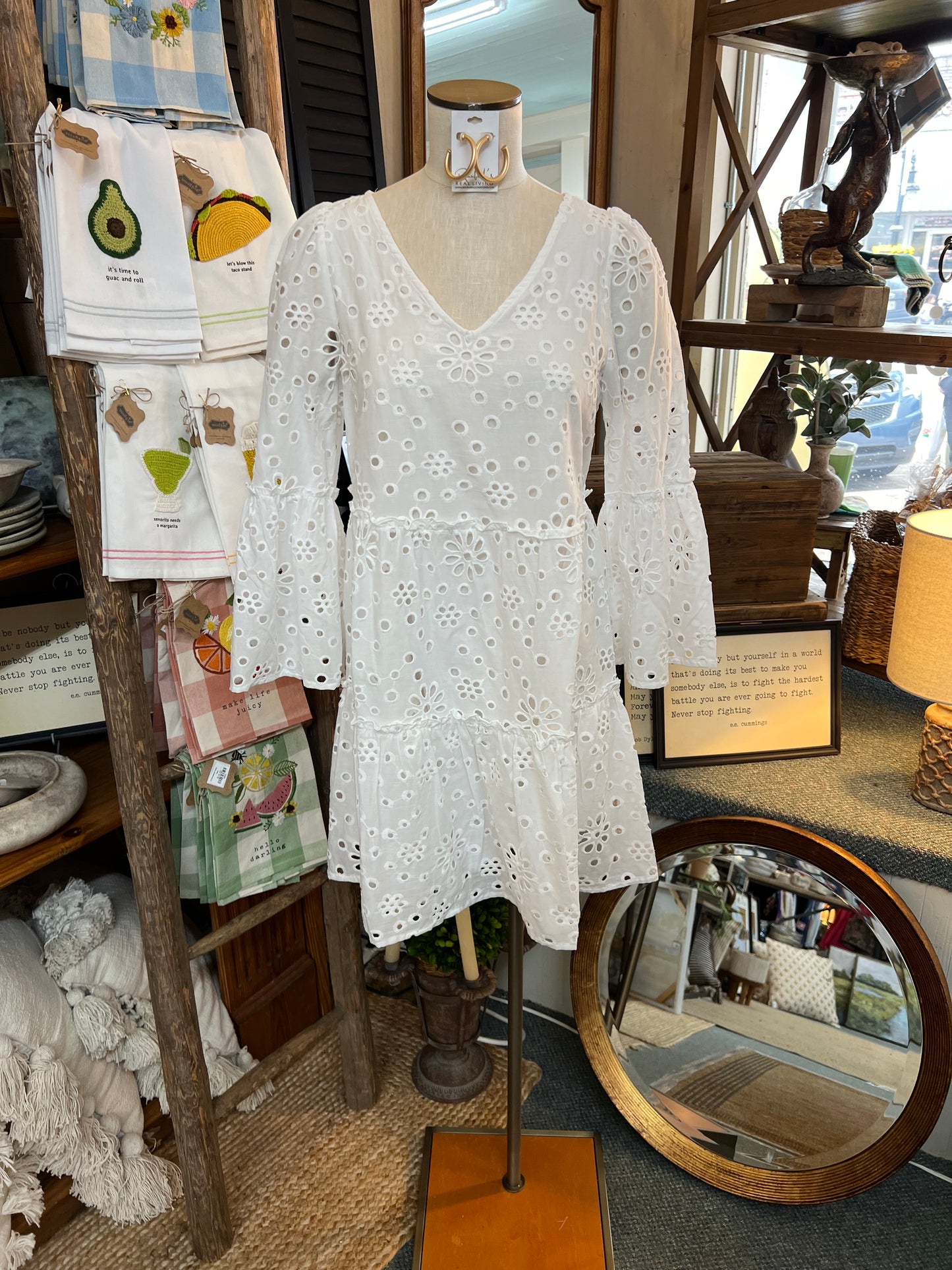 Meredith Eyelet Dress