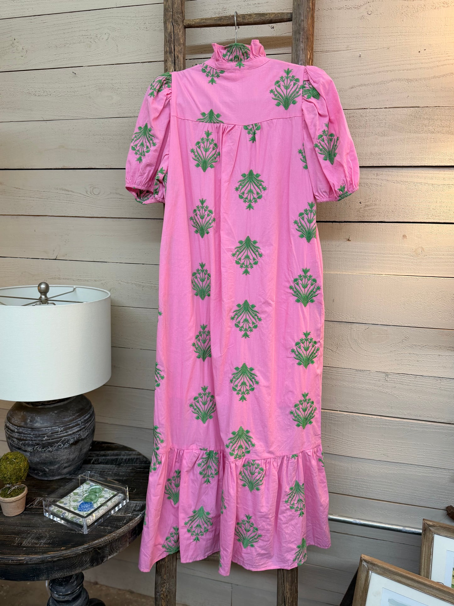 Embroid Maxi Dress