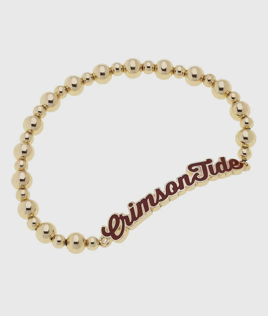 Crimson Tide Stretch Bracelet