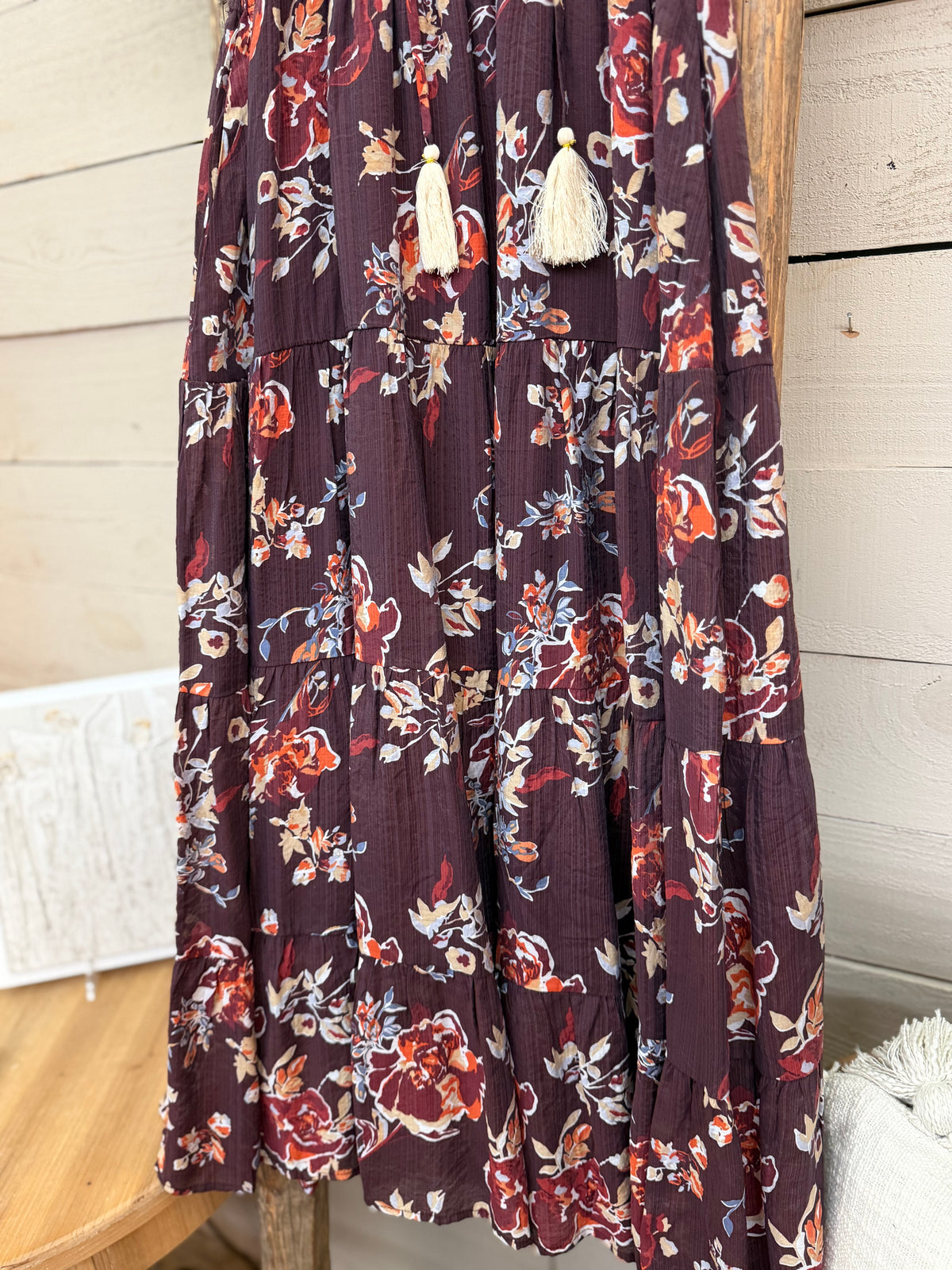 SS Tie Maxi Dress