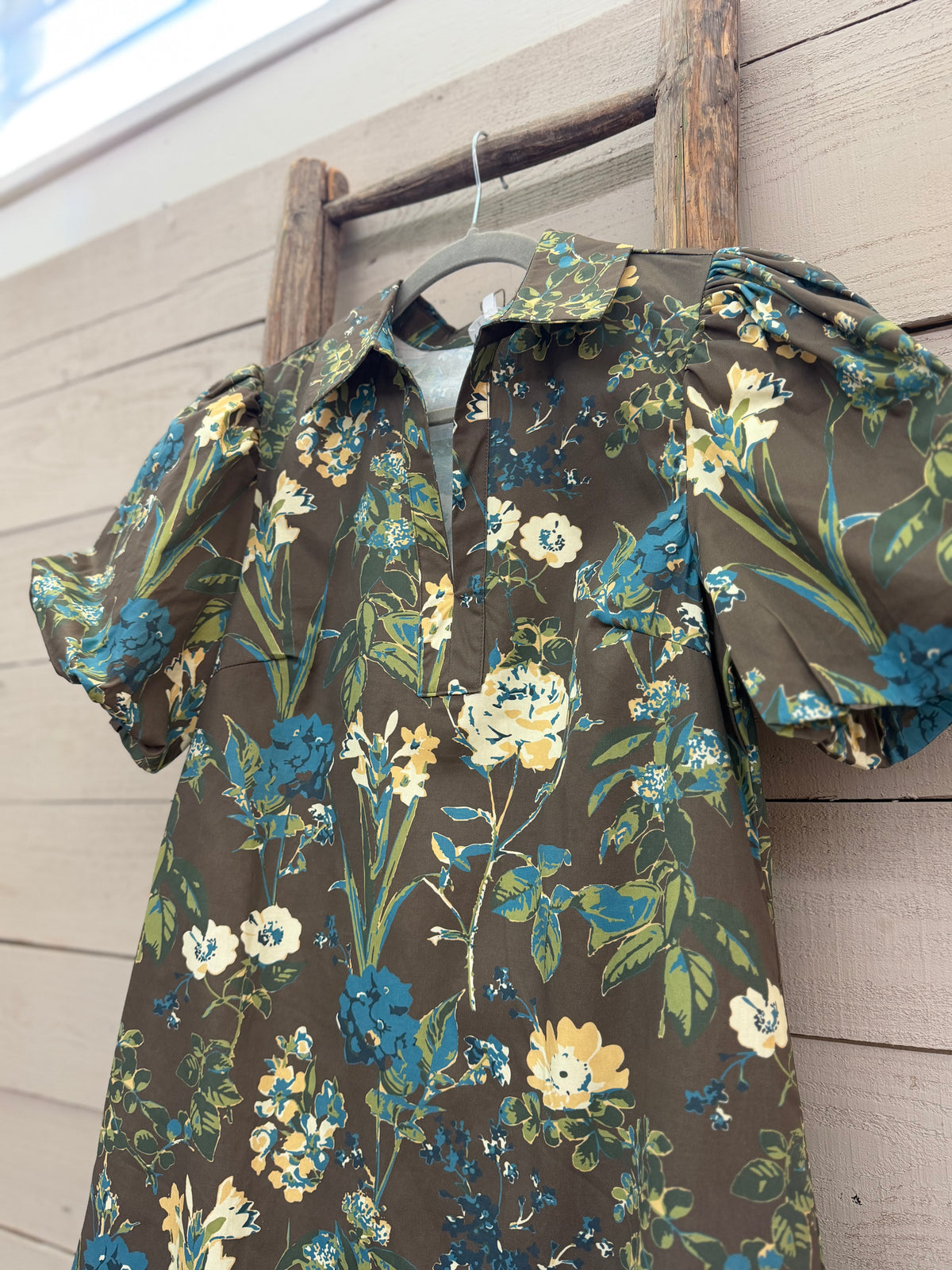 Floral Puff Sleeve Dress