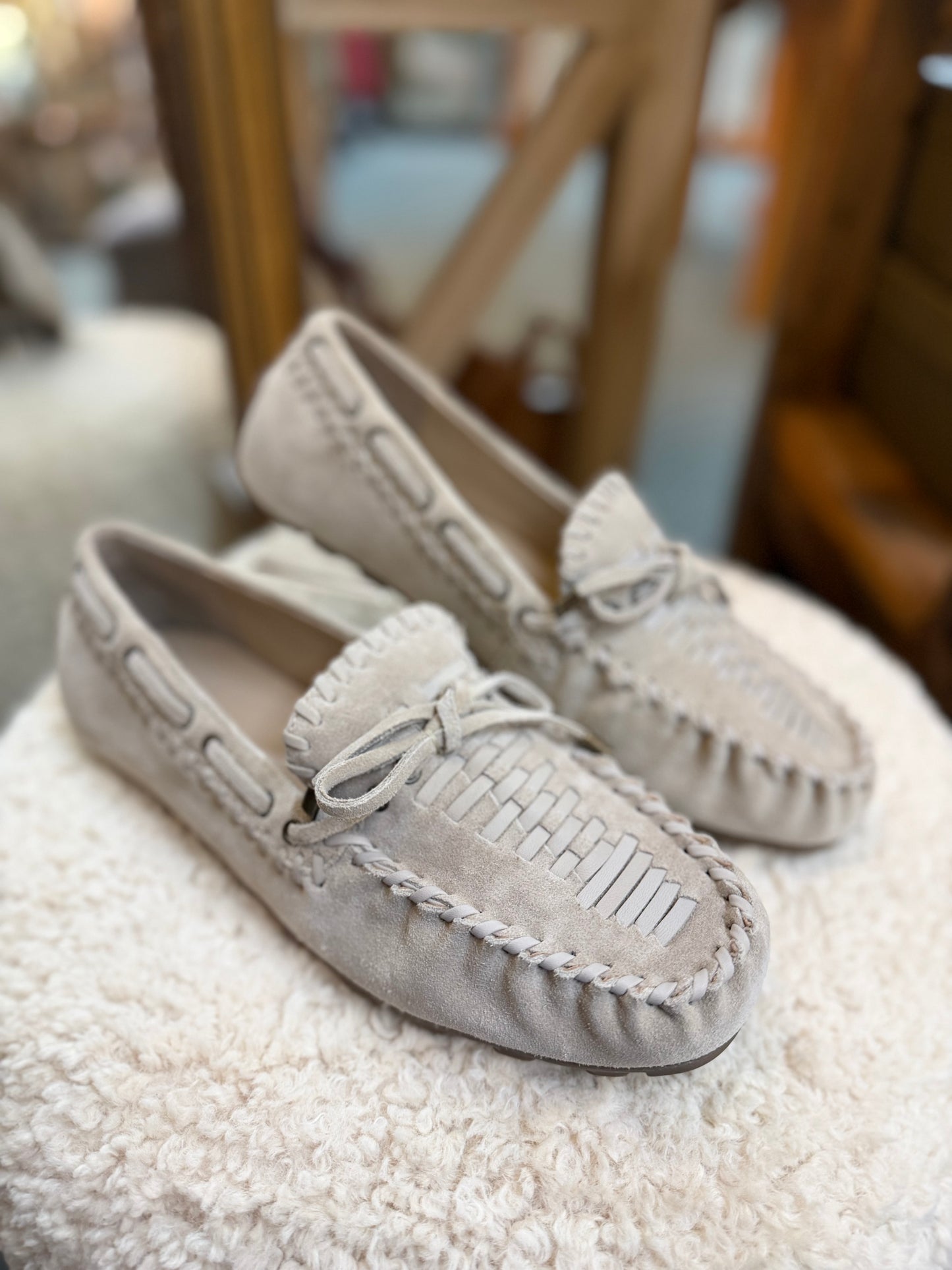 Misty Suede Moccasin
