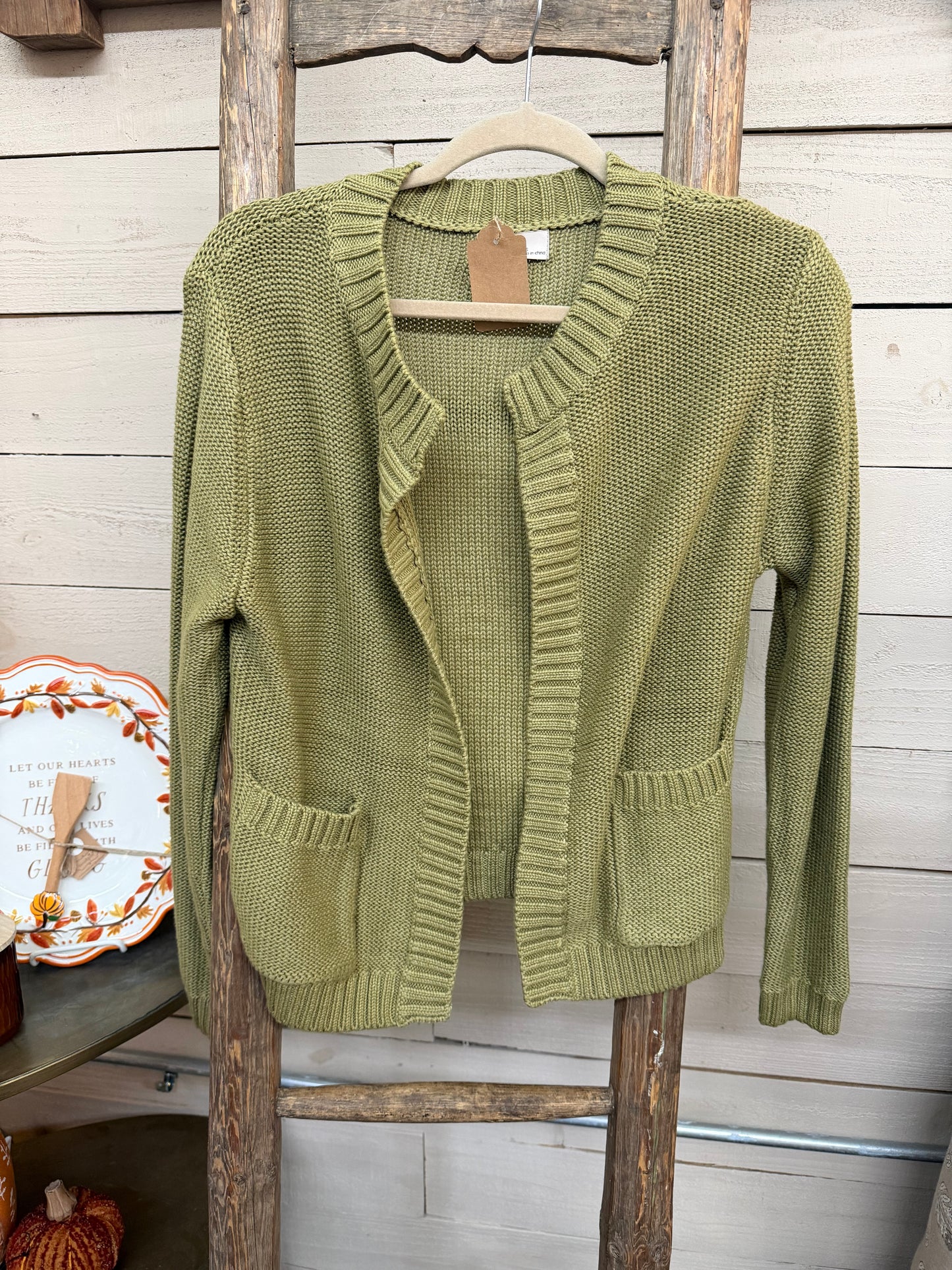 Ribbed Knit Cardigan