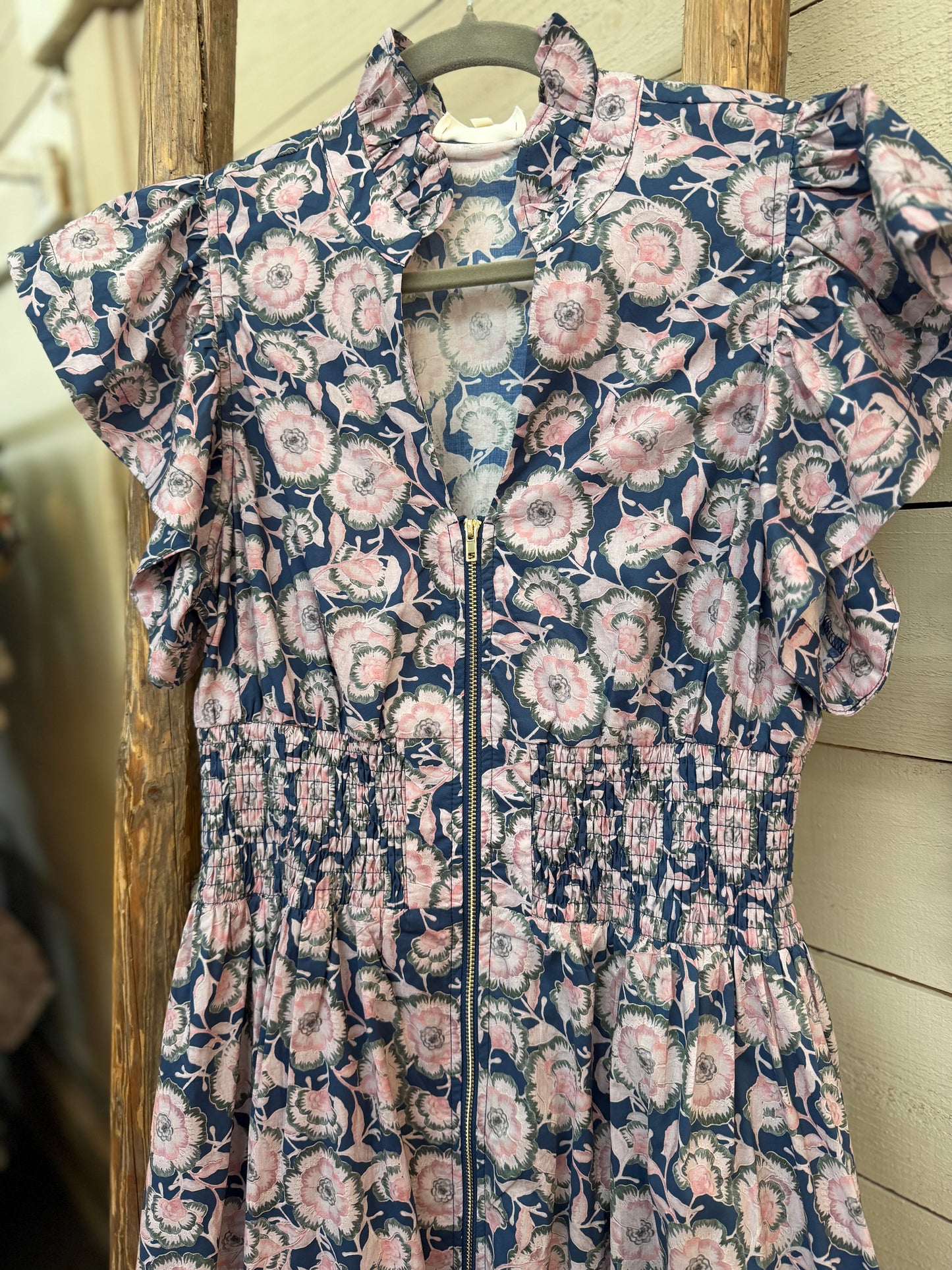 Floral Zipper Dress