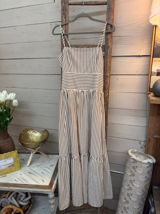 Thin Strap Tiered Dress