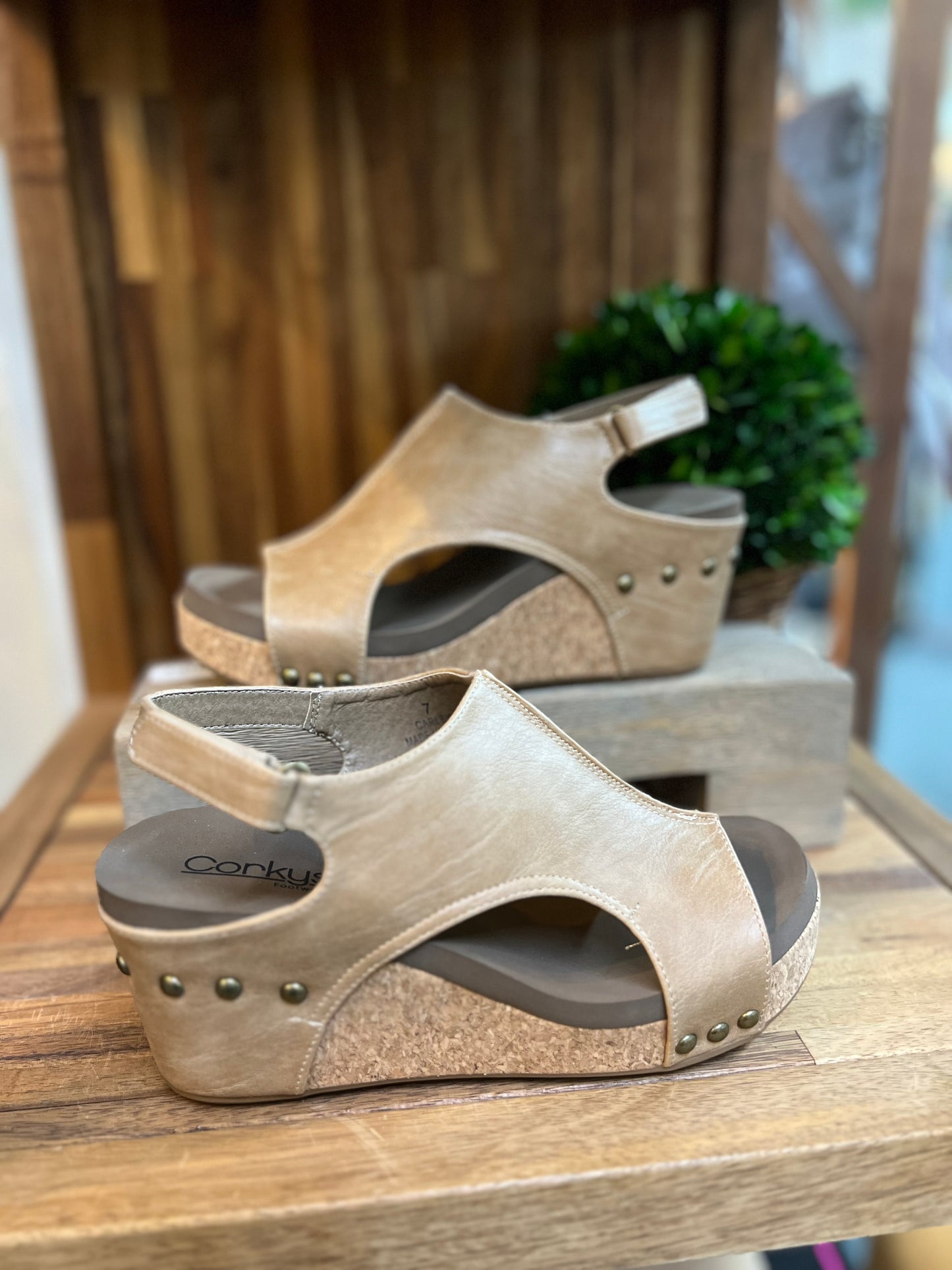 Carley Wedge Sandals