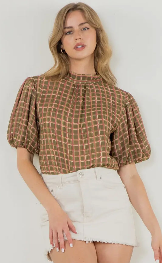 Plaid Tastic Top