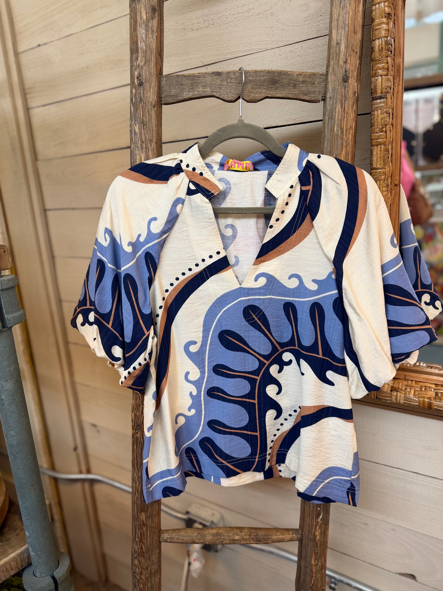 Abstract Print Top