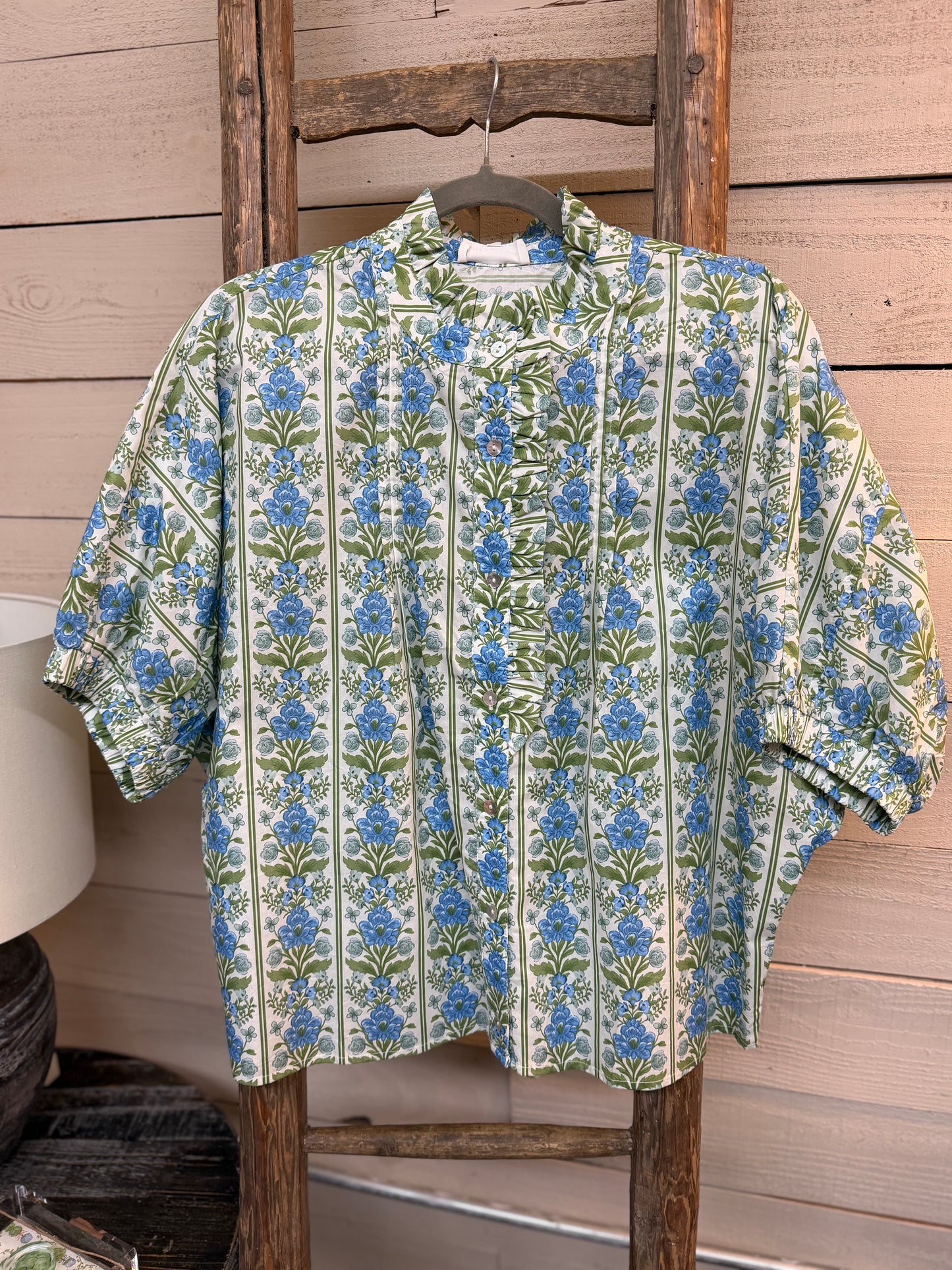 Scrunch Sleeve Blouse