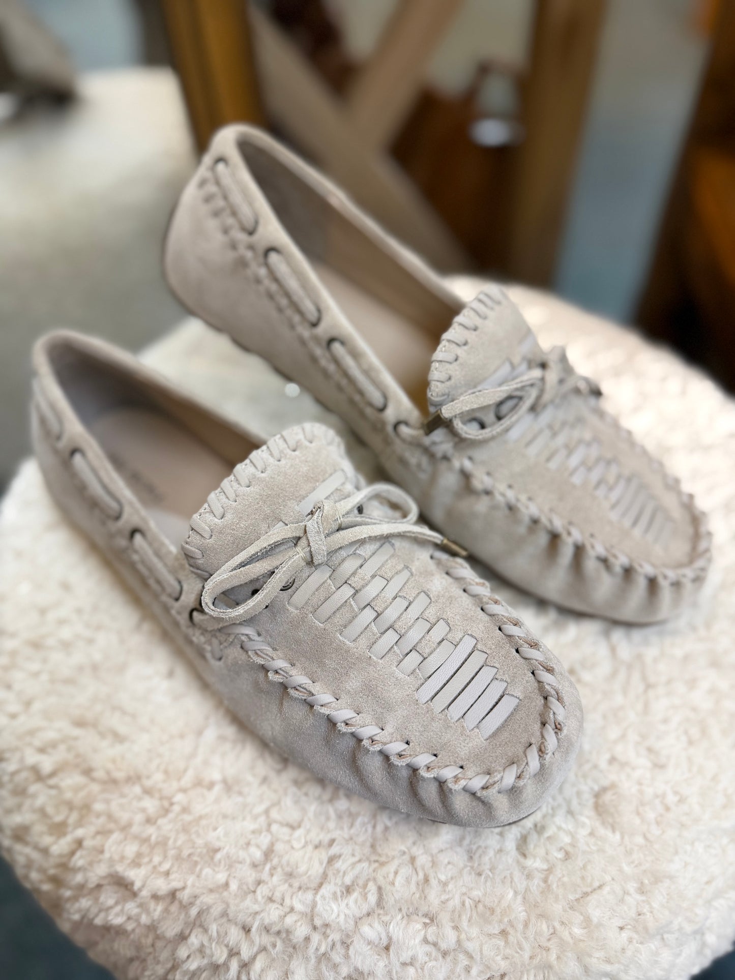 Misty Suede Moccasin