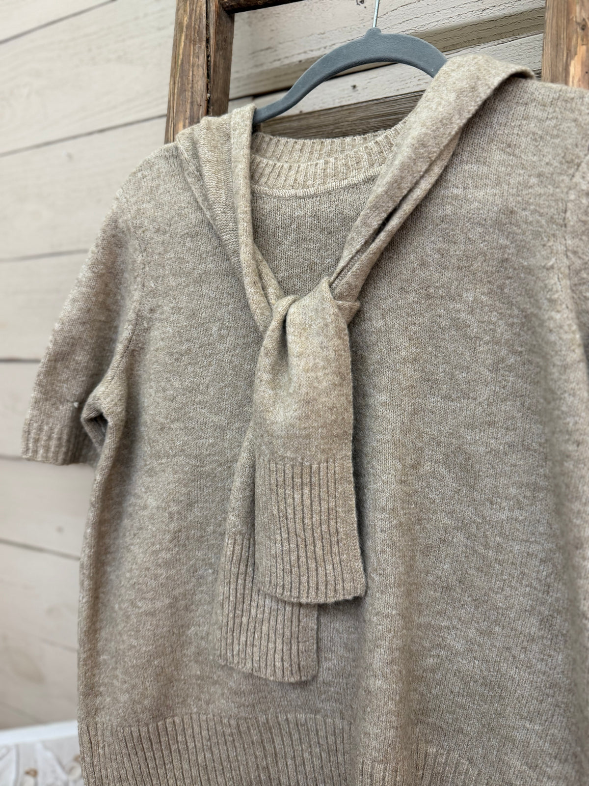 Combined Sleeve Sweater