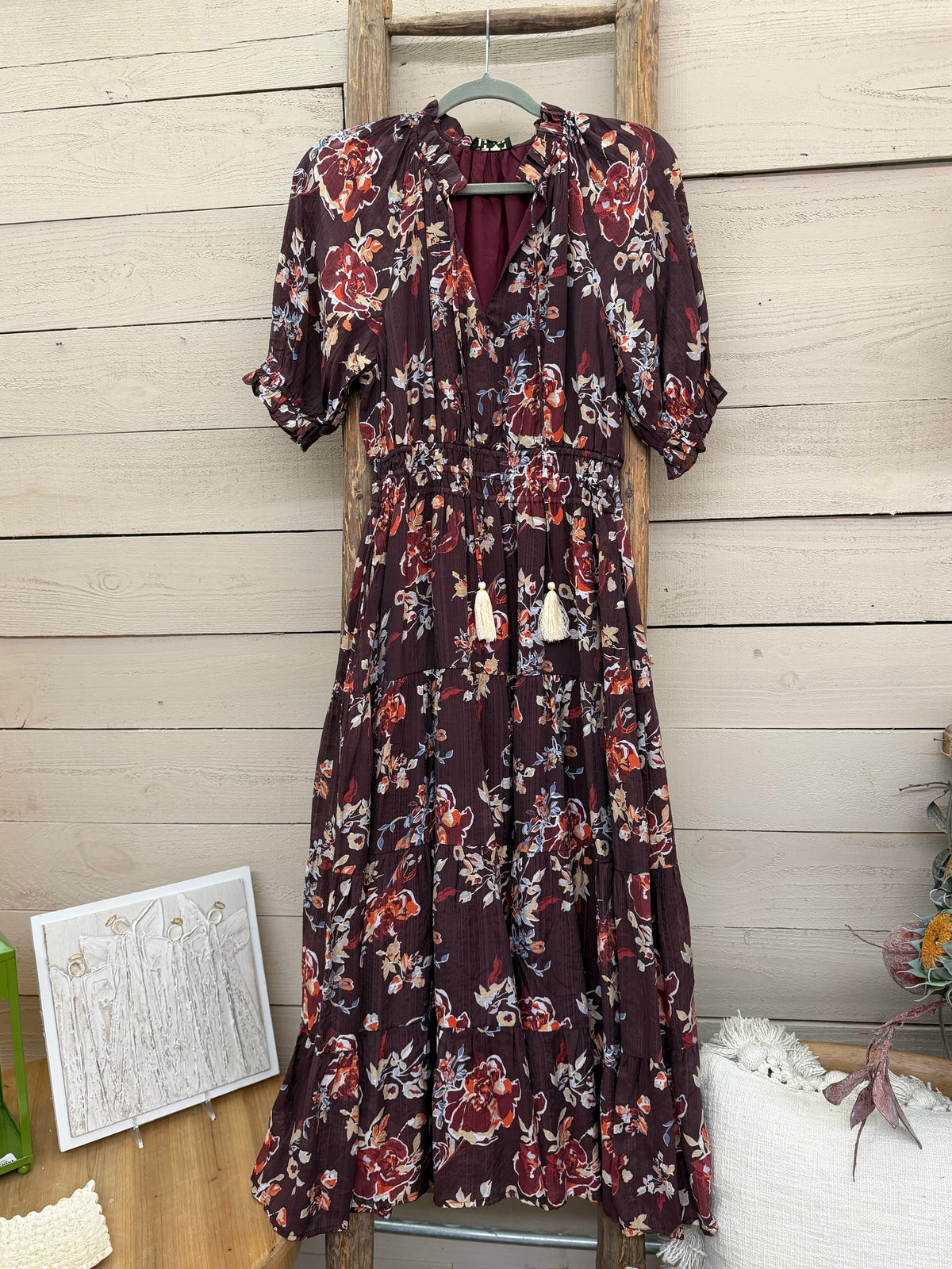 SS Tie Maxi Dress