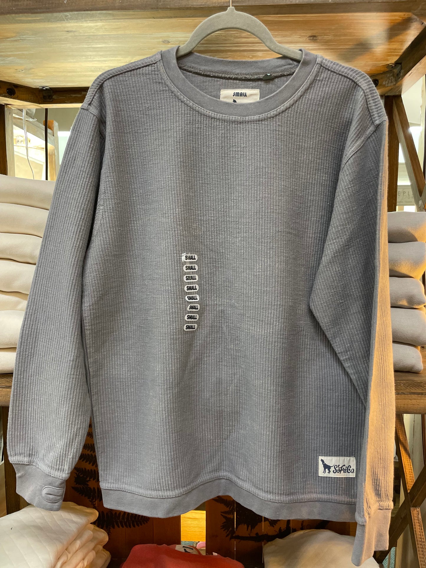 Lauren Ribbed Sweatshirt