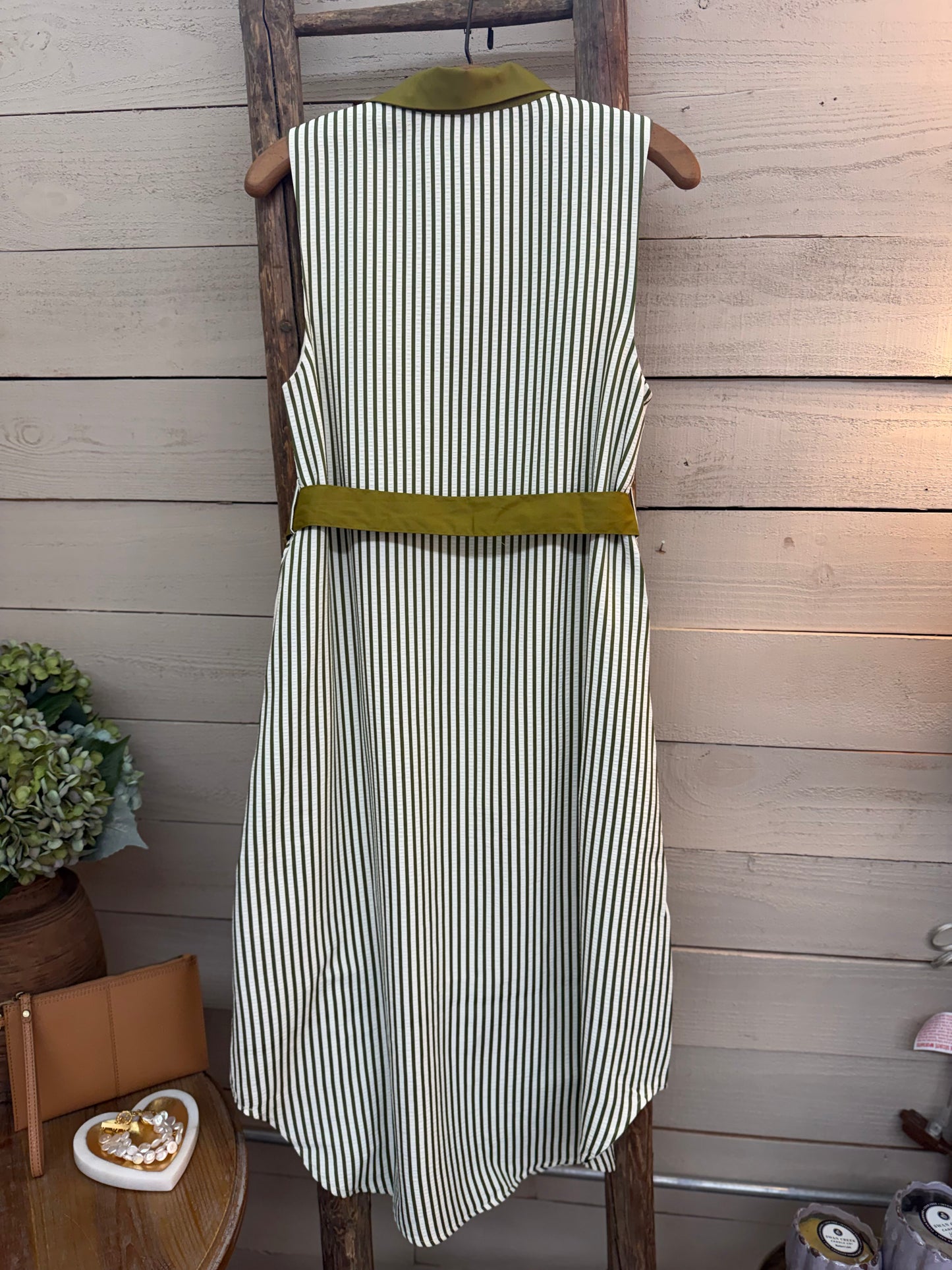 Sleeveless Stripe Dress