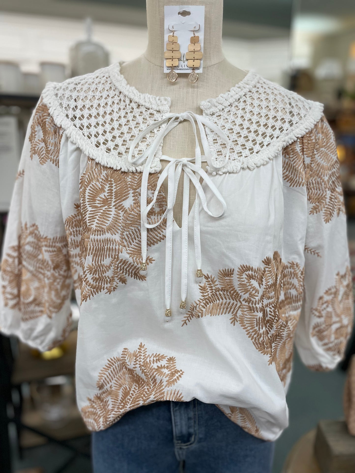 Lovely Lady Embroidered Top