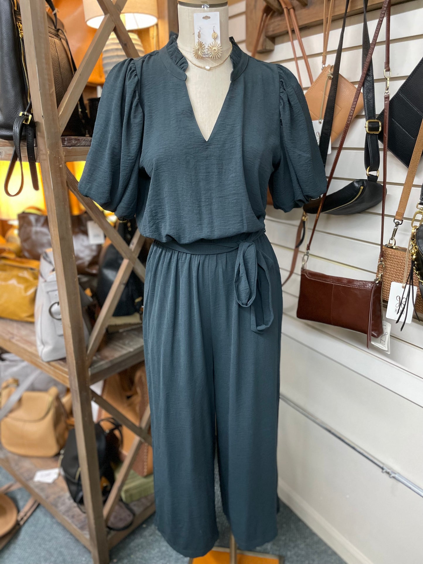 Annalise Tie Waist Jumpsuit