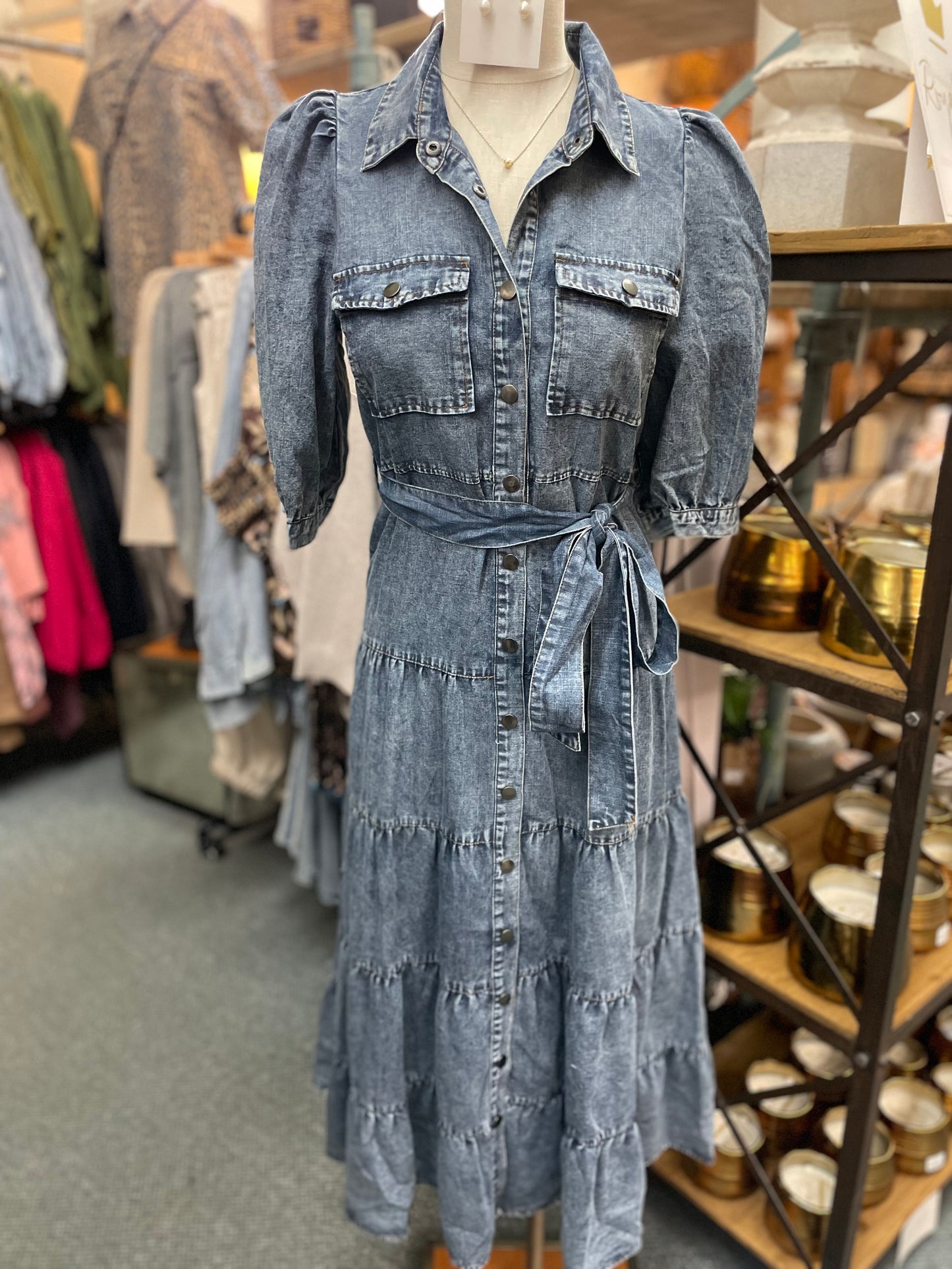 Brunch Babe Denim Dress