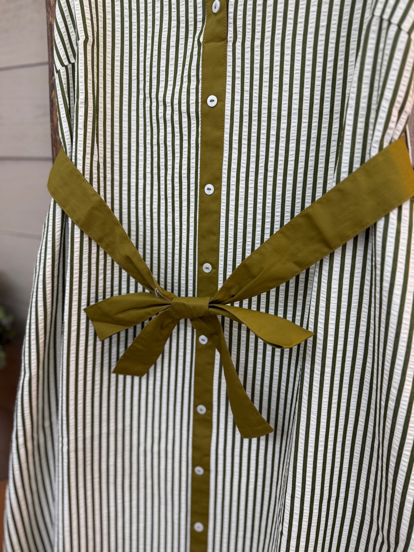 Sleeveless Stripe Dress