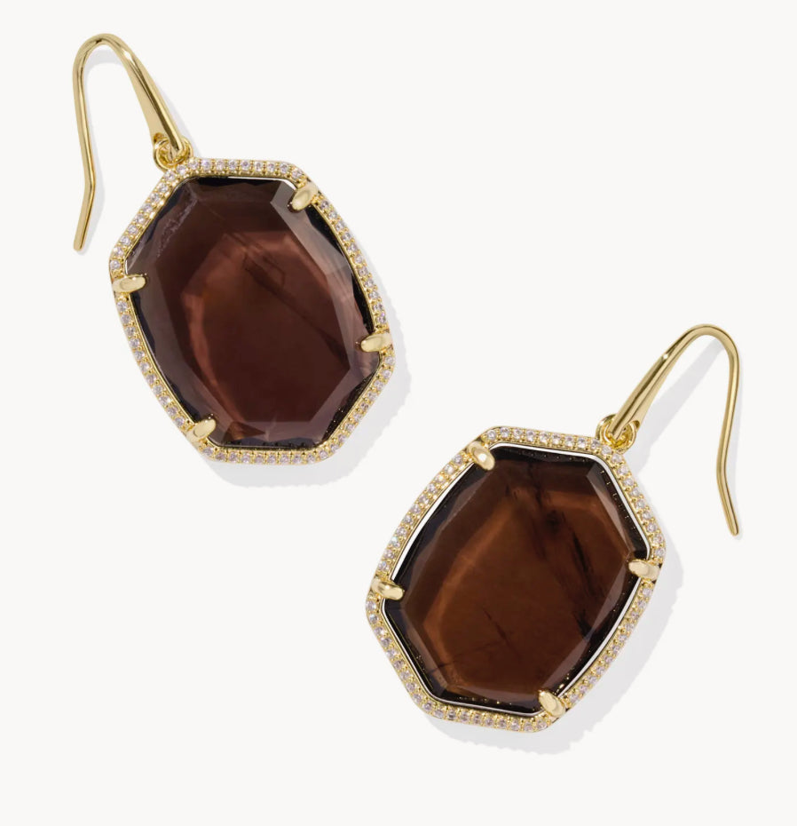 Kendra Scott Daphne Pave Frame Earrings