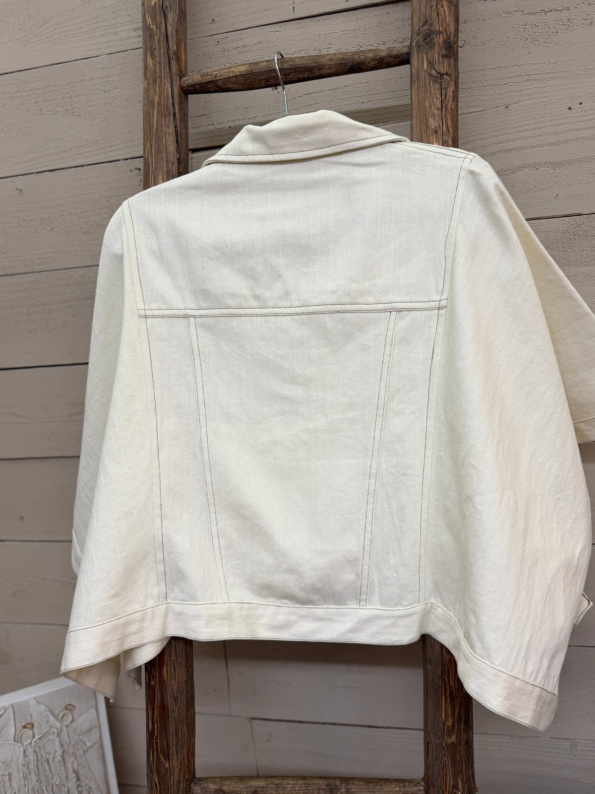Snap Closure Denim Jacket