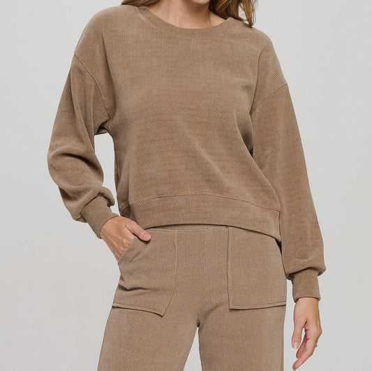 Relaxed Corduroy Pullover